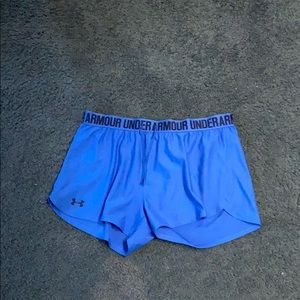 Blue under armour shorts